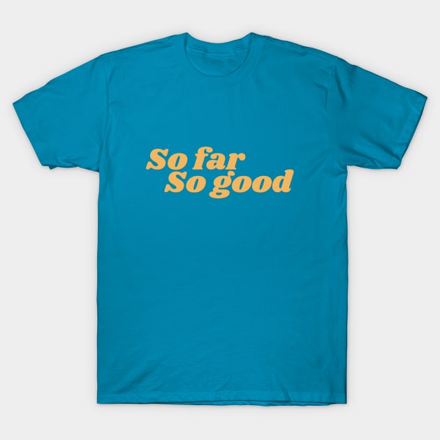 So Far So Good T-Shirt by calebfaires